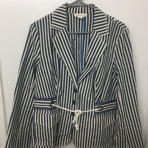 Seersucker / railroad stripe jacket